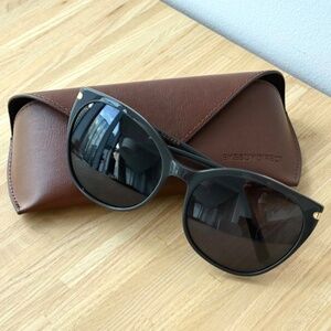 Warby Parker Elissa 1372 59/17/135 Dark Gray Sunglasses